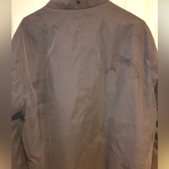 DKNY Grey Winter Coat quilted on inside Size L Men’s Authentic - Picture 5 of 12